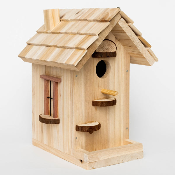 SparkJump Birdhouse Craft Kit  Premium Cedar Wood for Outside