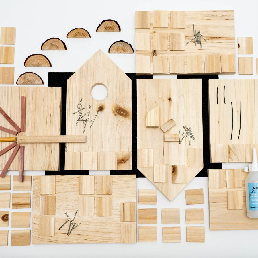 Birdhouse Woodworking Kit