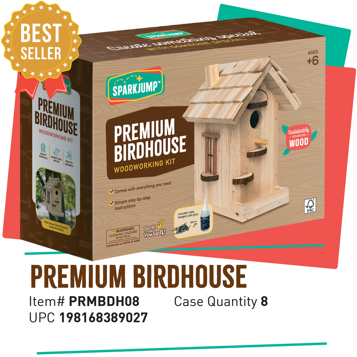 Premium Birdhouse Case Pack (8 Kits)