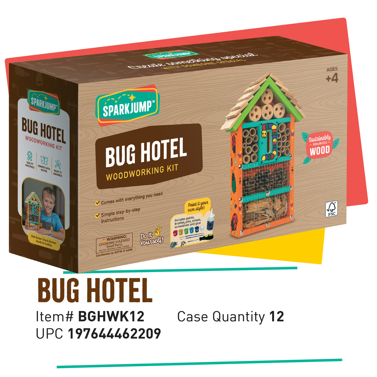 Bug Hotel Case Pack (12 Kits) Atlanta Market Special