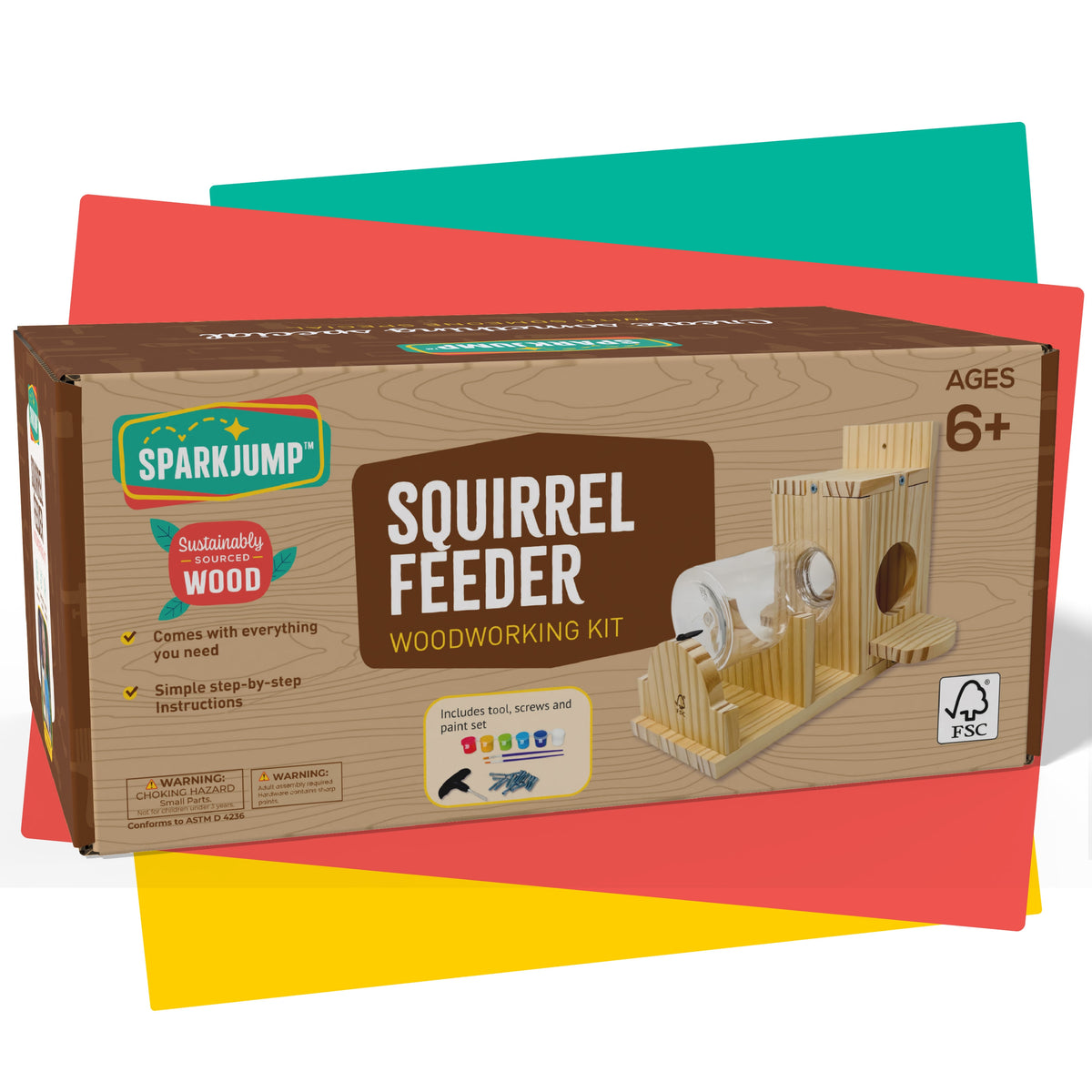 Squirrel Feeder Woodworking Kit